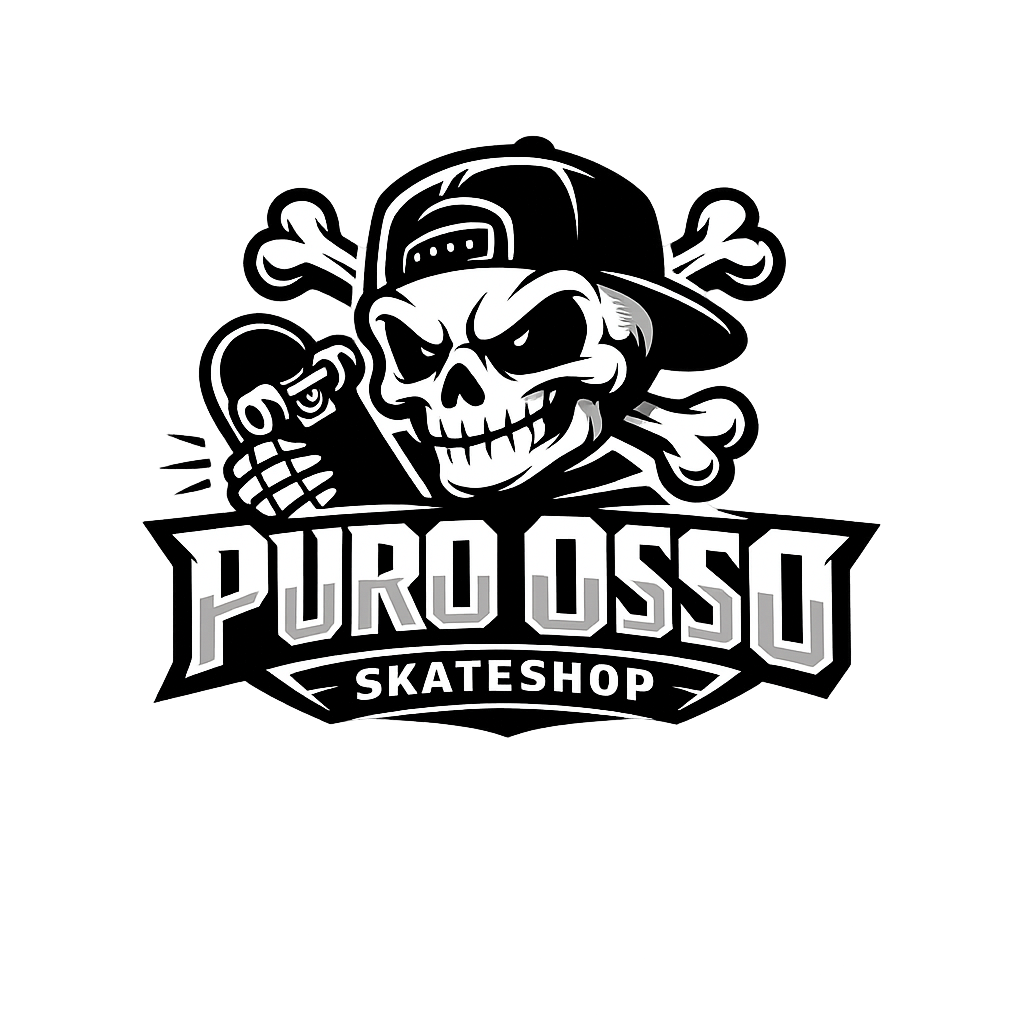 Logo mascote Puro Osso Skateshop